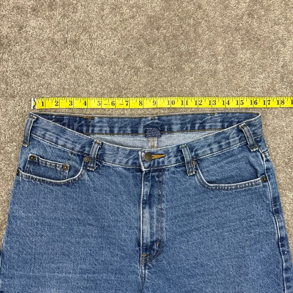Vintage‎ Y2K Full Blue Denim Jean Shorts Jorts Size 34